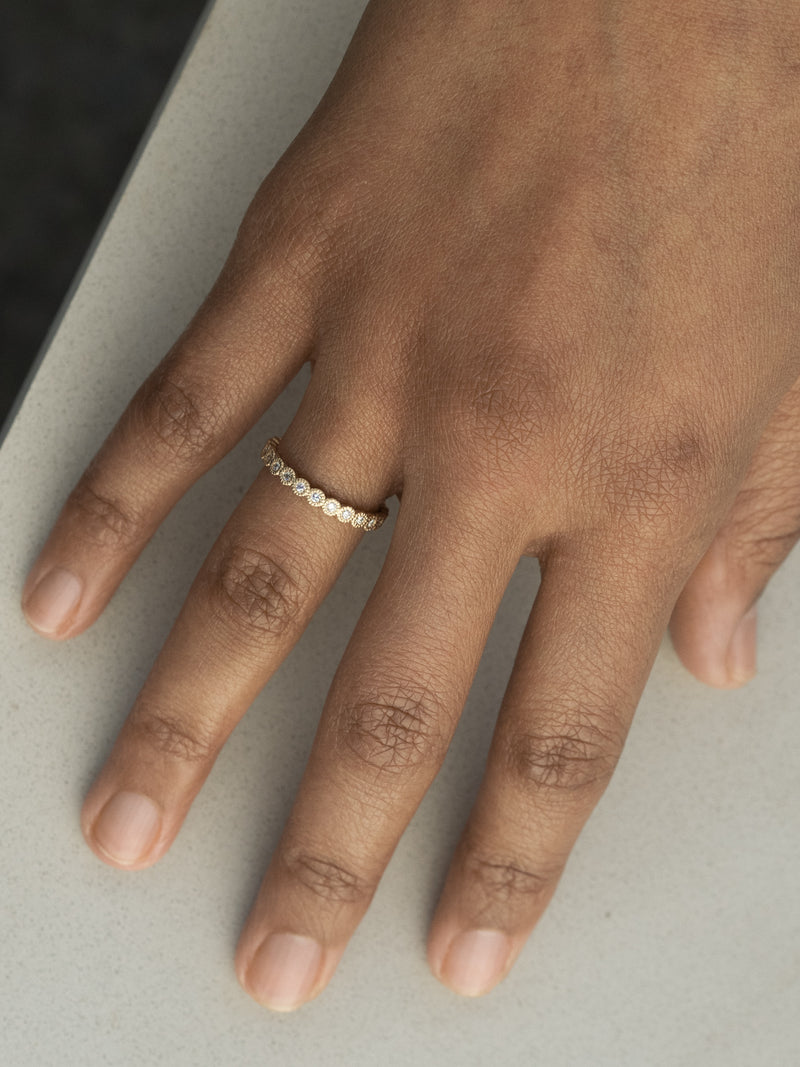 Shown: 14k yellow gold with signature matte finish.