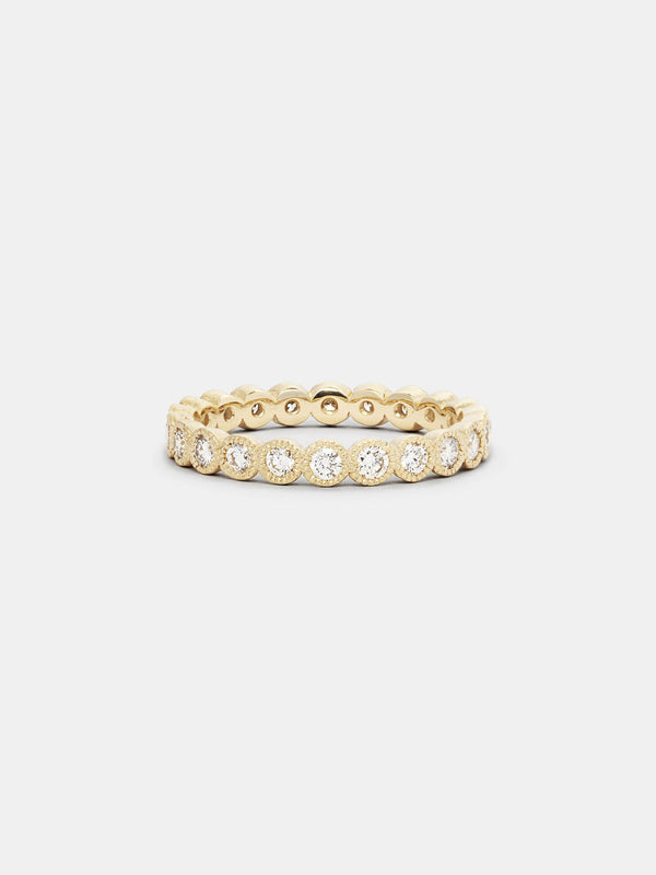 Shown: 14k yellow gold with signature matte finish.