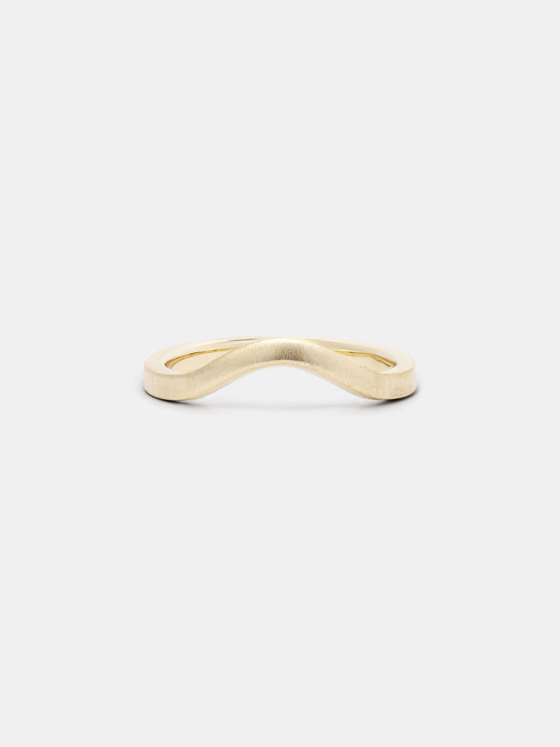 Shown: 14k yellow gold with signature matte finish