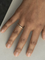 Shown: 14k yellow gold with smooth texture and matte finish.