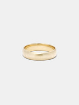 Shown: 14k yellow gold with smooth texture and matte finish.