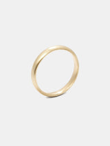 Shown: 14k yellow gold with smooth texture and matte finish.