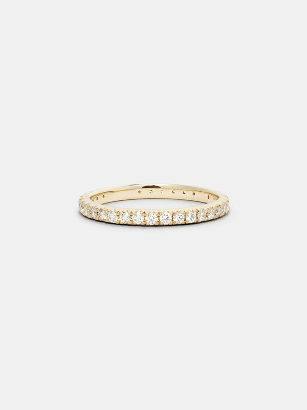 Shown: 14k yellow gold with signature matte finish.