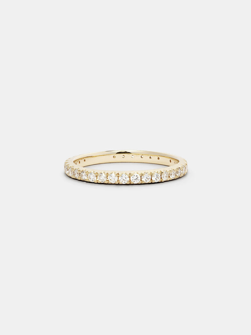 Shown: 14k yellow gold with signature matte finish.