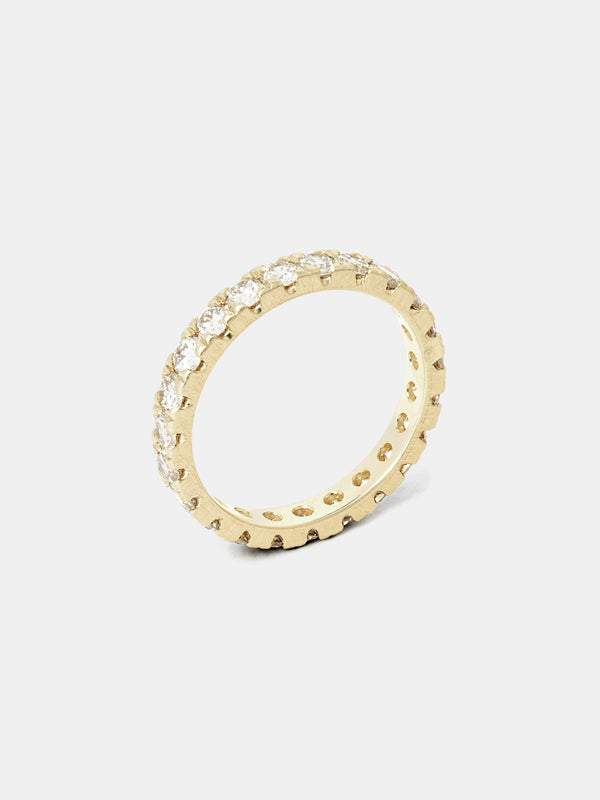 Lily Pavé Eternity Band - 2.5mm Diamonds