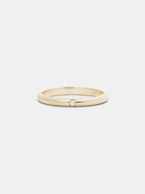 Shown: 14k yellow gold with smooth texture and signature matte finish.