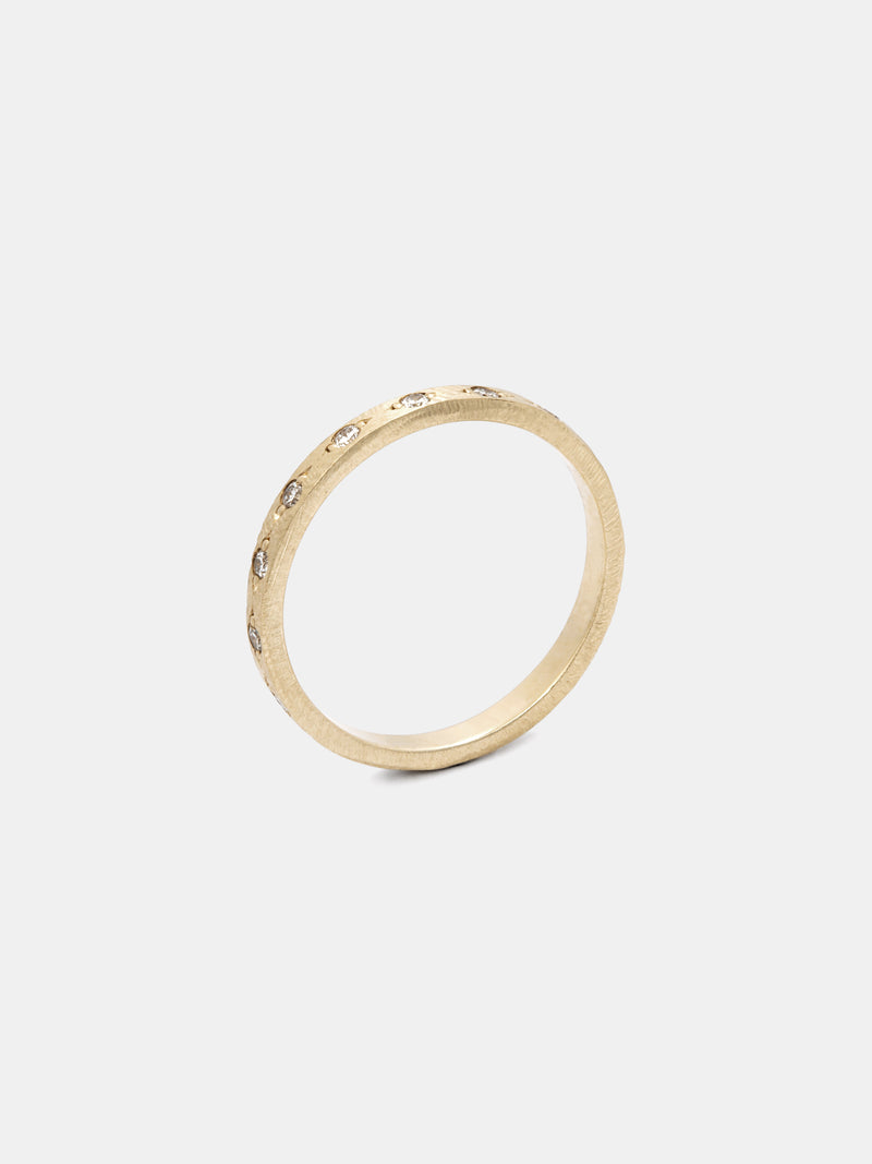 Shown: 14k yellow gold with signature matte finish.