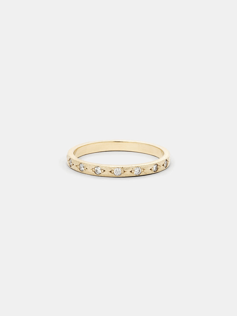 Shown: 14k yellow gold with signature matte finish.