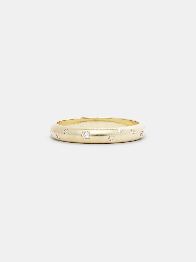 Shown: 14k yellow gold with signature matte finish.