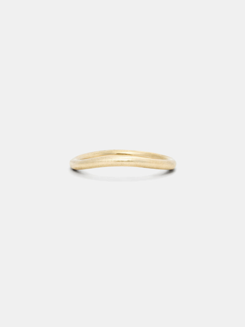 Shown: 14k yellow gold with signature matte finish.