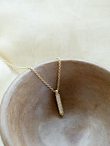 Pendulum Pavé Necklace