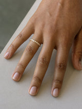 Shown: 14k yellow gold with smooth texture and signature matte finish.