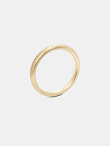 Shown: 14k yellow gold with organic texture and signature matte finish.